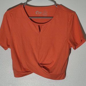 Zyia XL Orange Crop Top